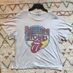 Daydreamer Rolling Stones White Tee size Medium